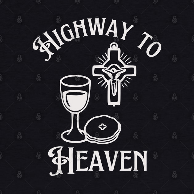 Highway to Heaven (white) by KayBee Gift Shop